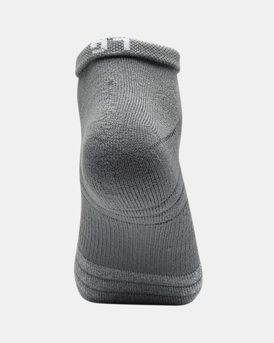 Adult HeatGear® Lo Cut Socks 3-Pack, Gray, pdpMainDesktop image number 7